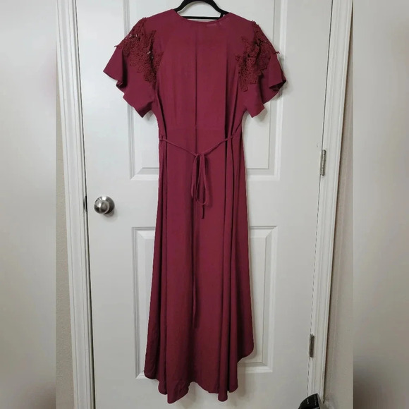 ⭐️ ⭐️ ⭐️ MOD REF - The Amber Dress, Burgundy - Picture 3 of 11